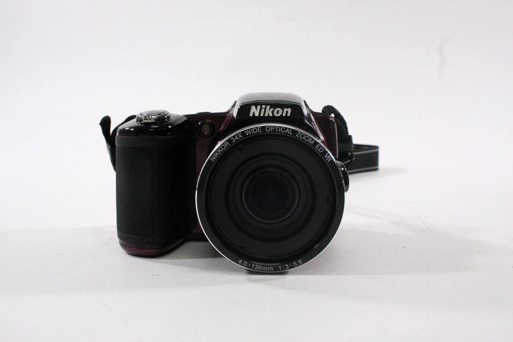 Nikon Coolpix L830 Digital Point-and-Shoot Camera 34x Zoom 16.0mp (Purple)