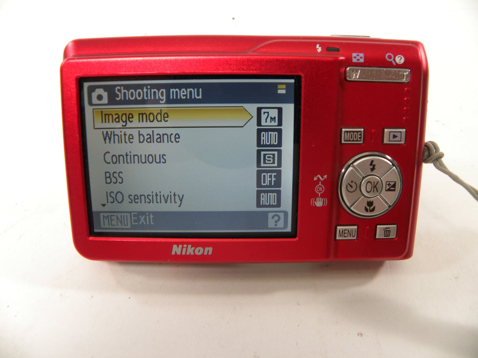 Nikon Coolpix S200 7.1mp Digital Camera (Red)