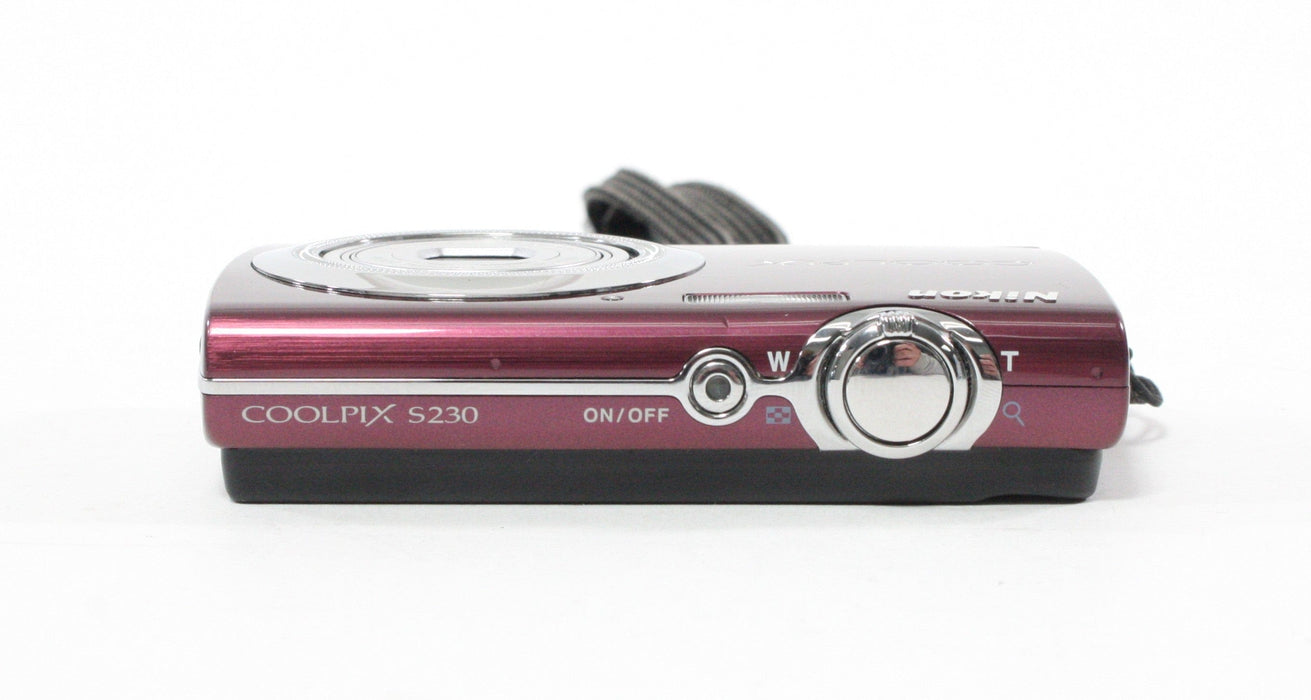 Nikon Coolpix S230 Touch Screen Digital Point-and-Shoot 3x Zoom 10mp (Purple)
