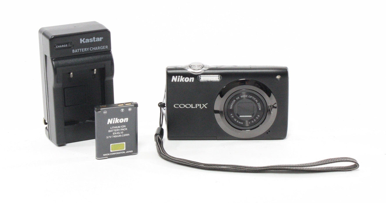 Nikon CoolPix S3000 4x Zoom 12.0mp Digital Point-and-Shoot Camera (Black)