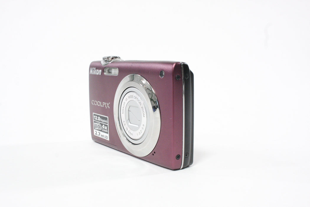 Nikon Coolpix S3000 Digital Point-and-Shoot 4x Zoom 12mp (Purple) AS-IS