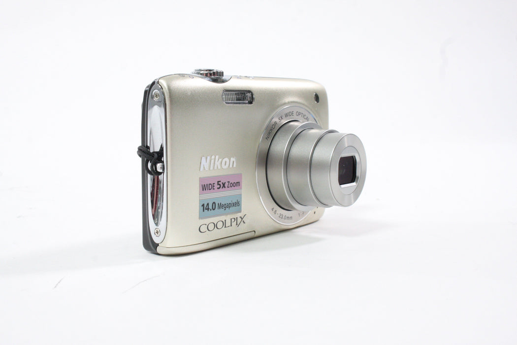 Nikon Coolpix S3100 Digital Point-and-Shoot Camera 5x Zoom 14mp (Silver)