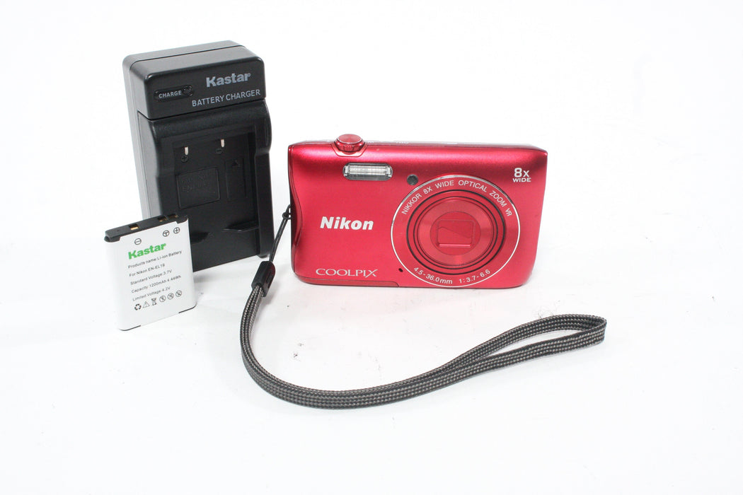 Nikon Coolpix S3700 Digital Point-and-Shoot Camera 30x Zoom 16.0mp