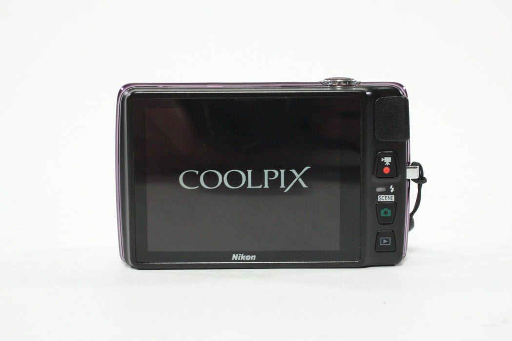 Nikon Coolpix S4300 Digital Point-and-Shoot 6x Zoom 16mp (Purple)
