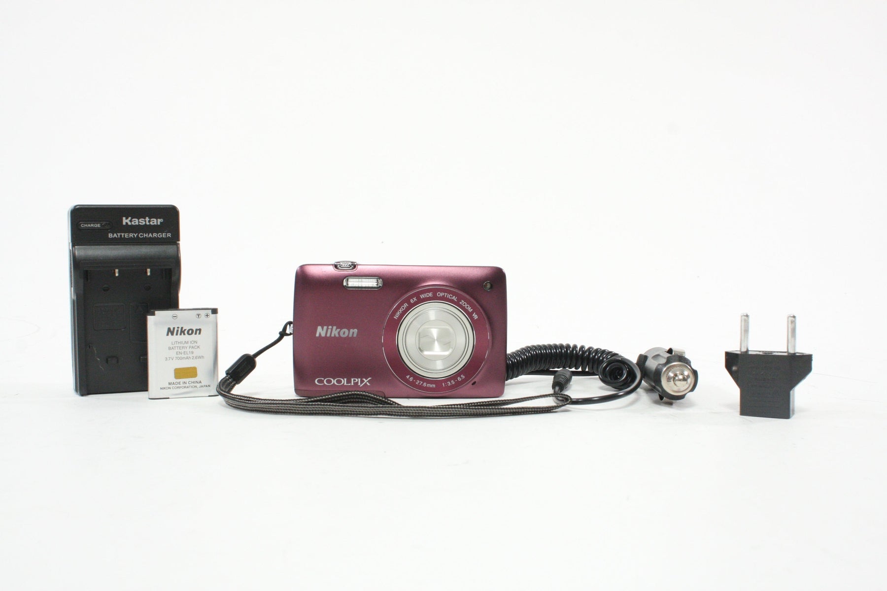 Nikon Coolpix S4300 Digital Point-and-Shoot 6x Zoom 16mp (Purple)