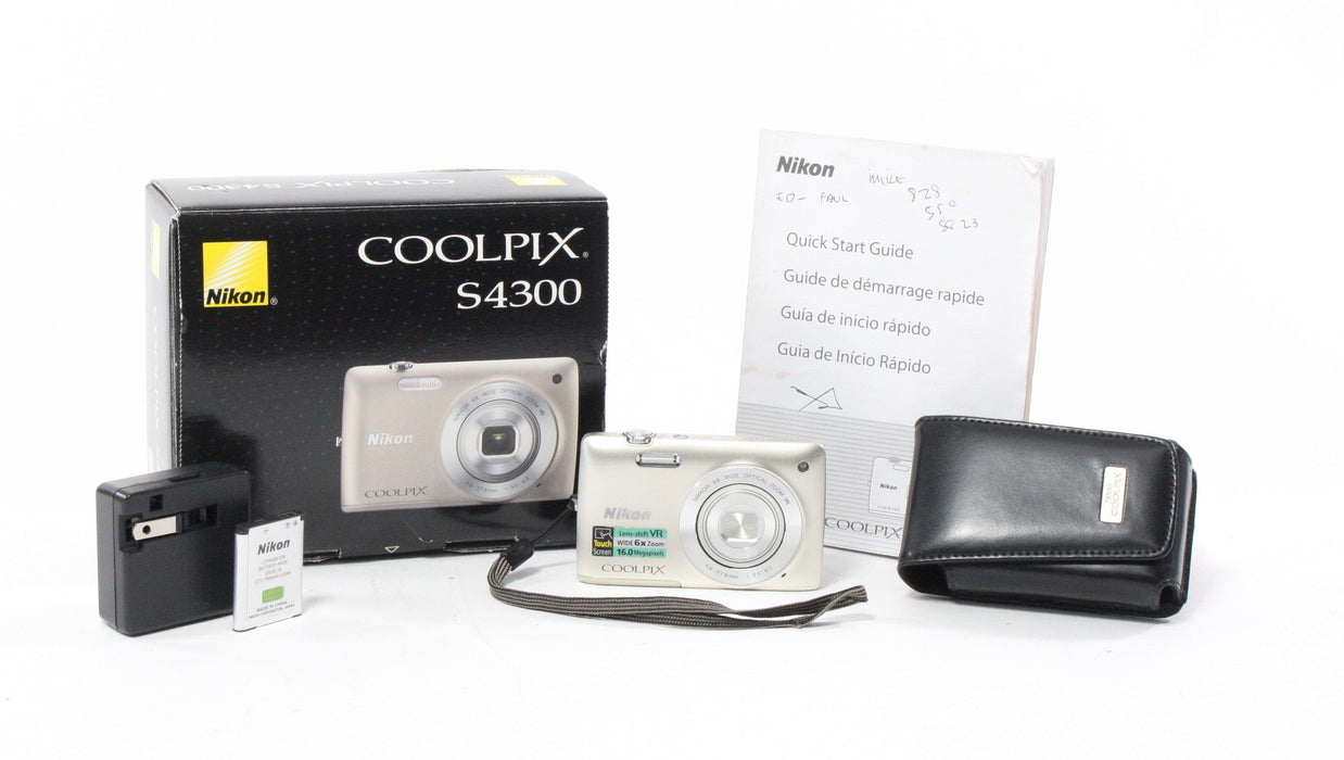Nikon Coolpix S4300 Digital Point-and-Shoot Camera 6x Zoom 16.0mp