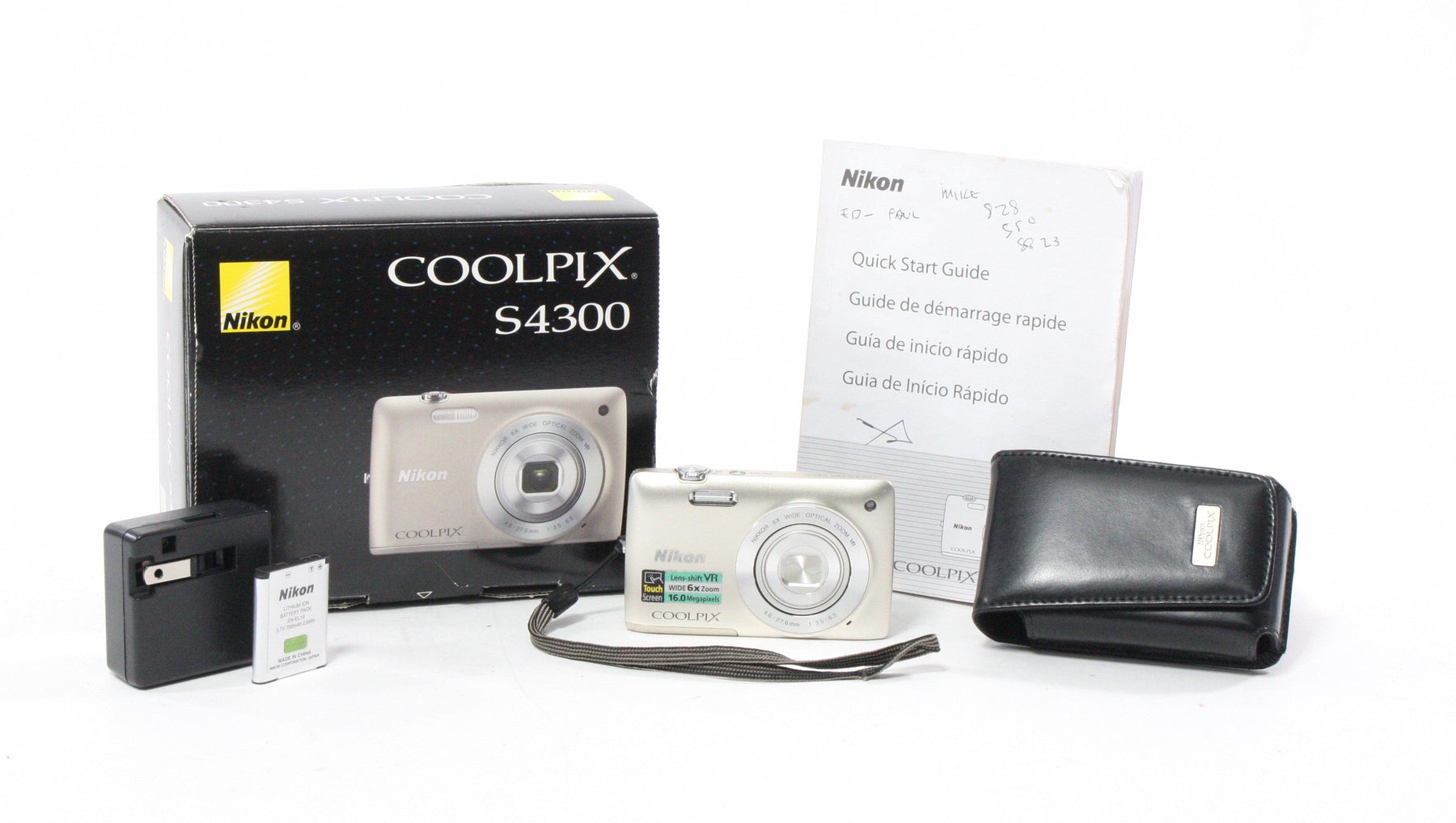 Nikon Coolpix S4300 Digital Point-and-Shoot Camera 6x Zoom 16.0mp