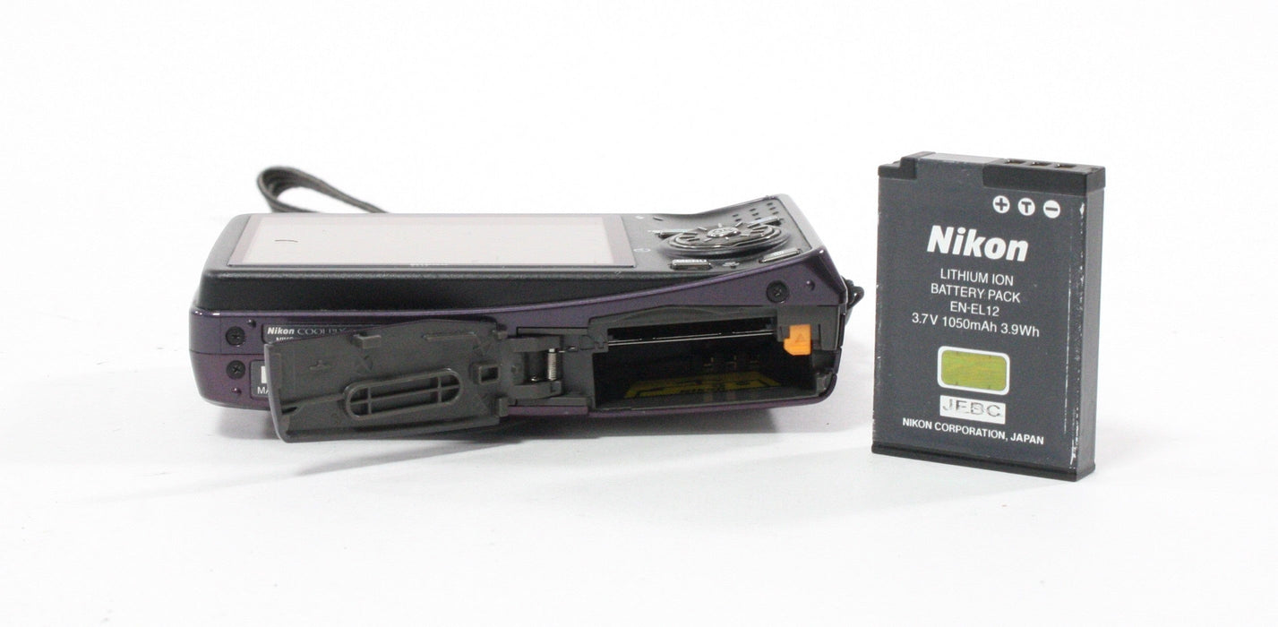 Nikon CoolPix S630 Digital Point-and-Shoot 7x Zoom 12.0mp (Purple)