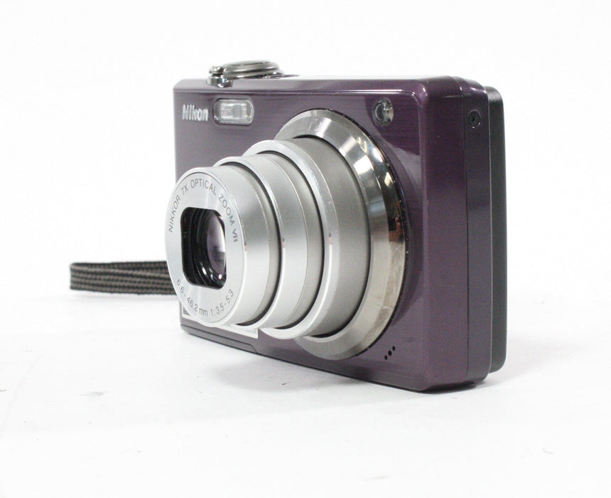 Nikon CoolPix S630 Digital Point-and-Shoot 7x Zoom 12.0mp (Purple)