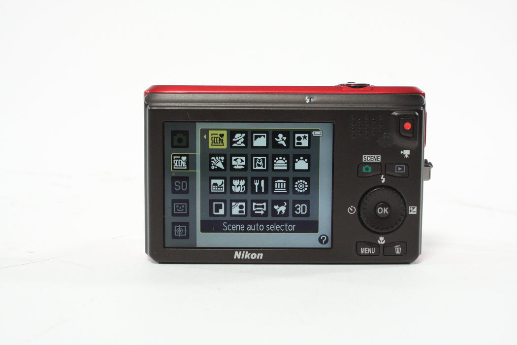 Nikon Coolpix S6300 Digital Point-and-Shoot Camera (Red)