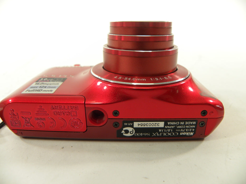 Nikon Coolpix S6400 16.0mp Digital Camera (RED) AS IS No Returns!!