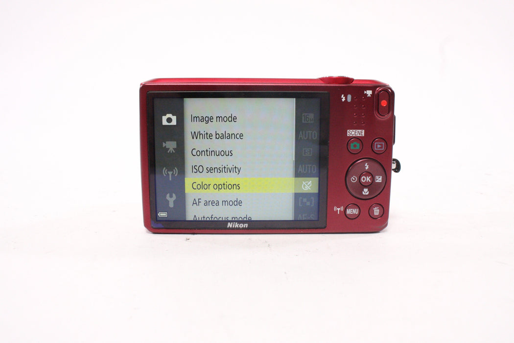 Nikon Coolpix S6800 Digital Point-and-Shoot Camera 12x Zoom 16.0mp
