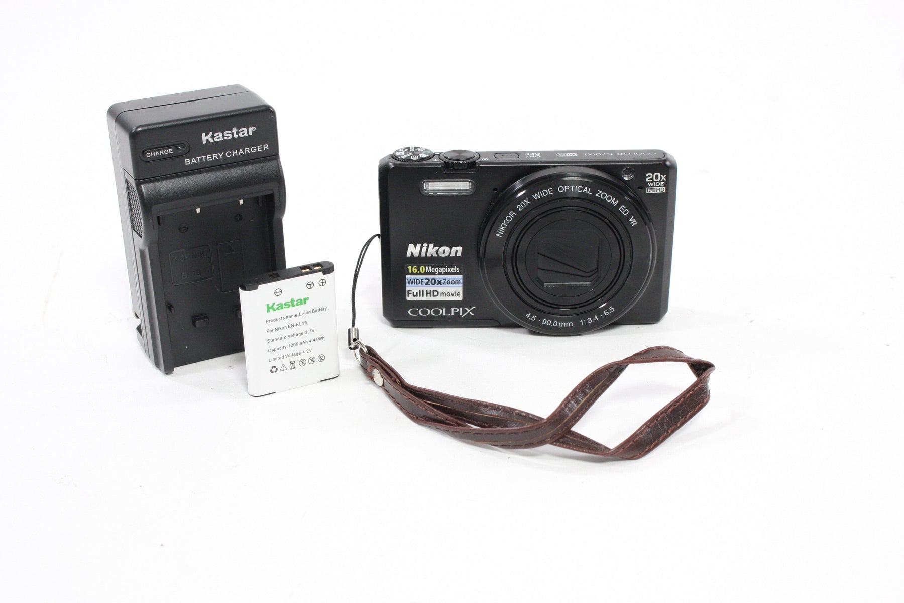 Nikon Coolpix S7000 Digital Point-and-Shoot Camera 20x Zoom 16.0mp