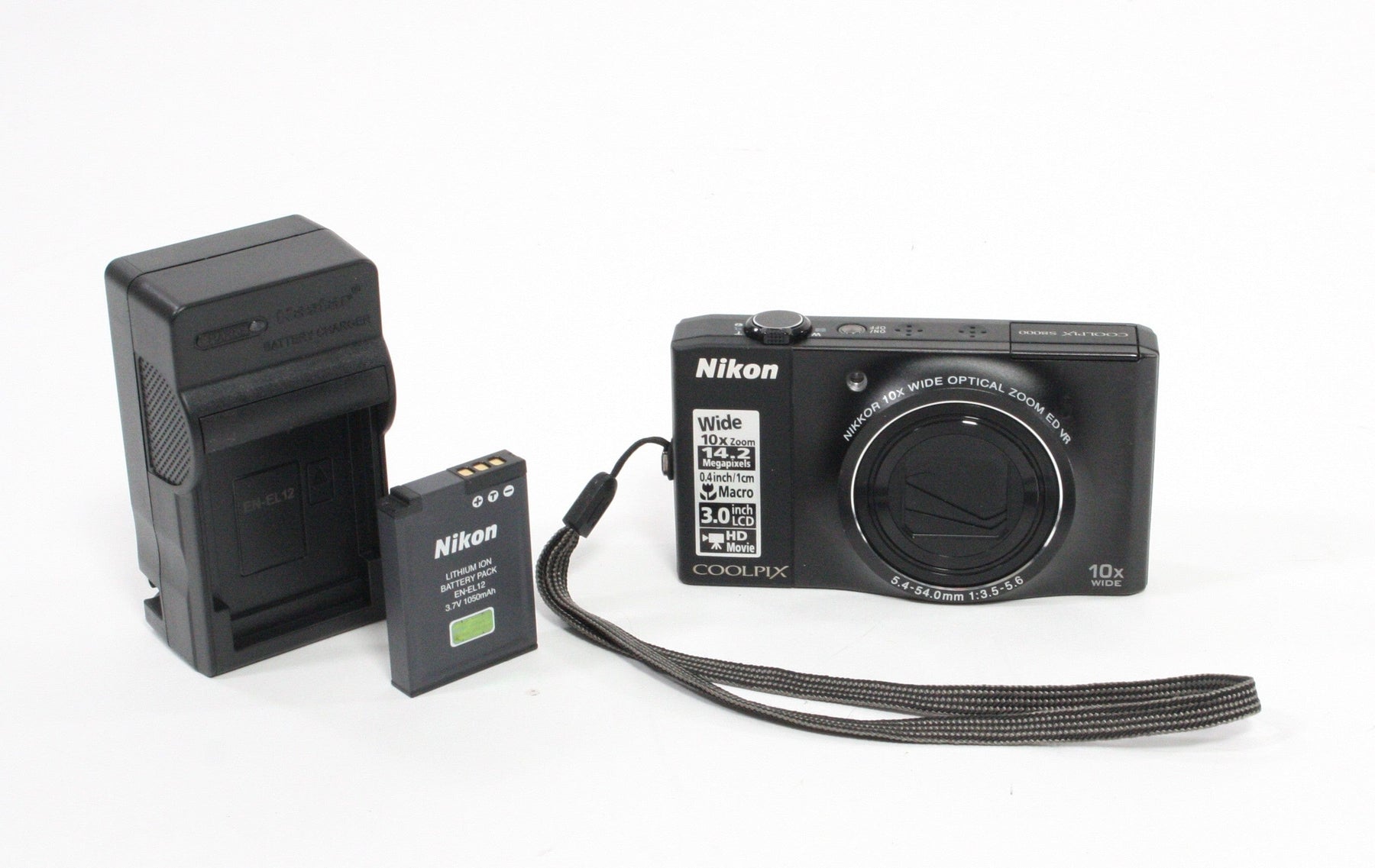 Nikon Coolpix S8000 Digital Camera 10x Zoom 14.2mp