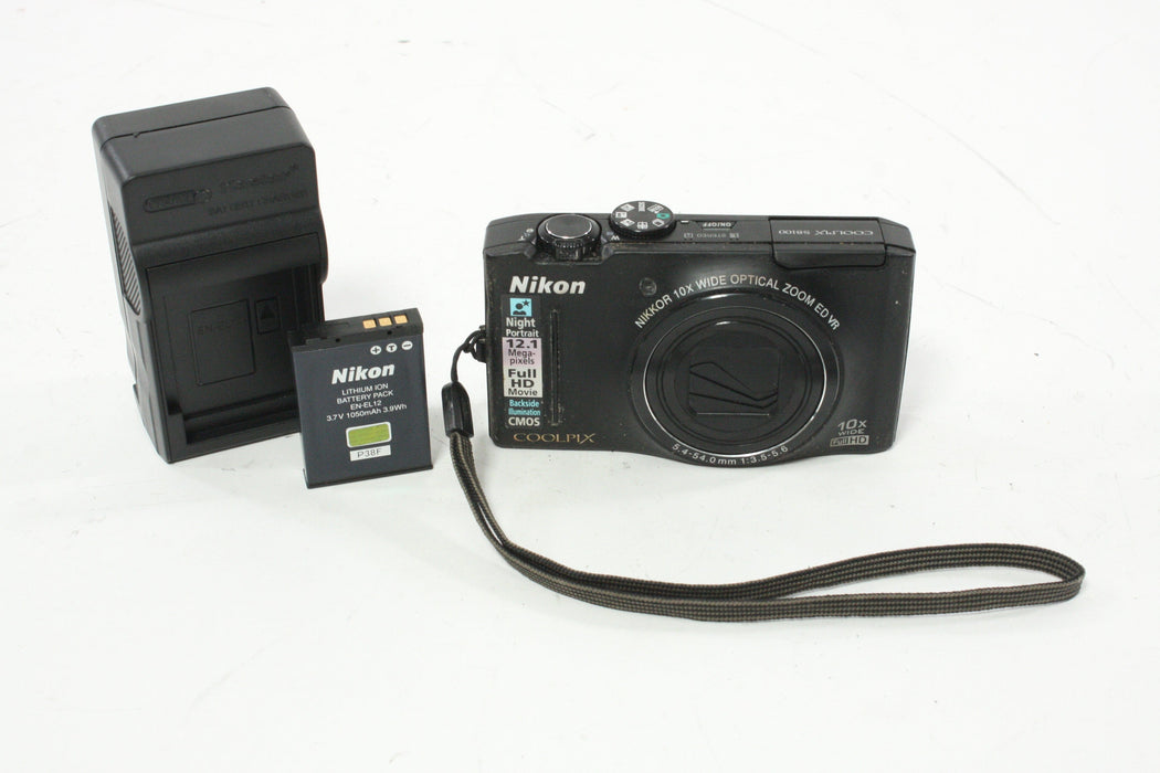 Nikon Coolpix S8100 10x Zoom 12.1mp Digital Point-and-Shoot