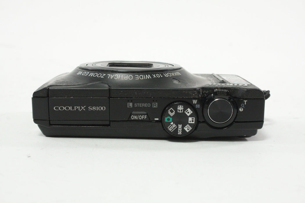 Nikon Coolpix S8100 10x Zoom 12.1mp Digital Point-and-Shoot