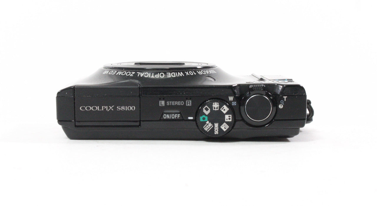 Nikon Coolpix S8100 Point-and-Shoot Digital Camera 10x Zoom 12.1mp