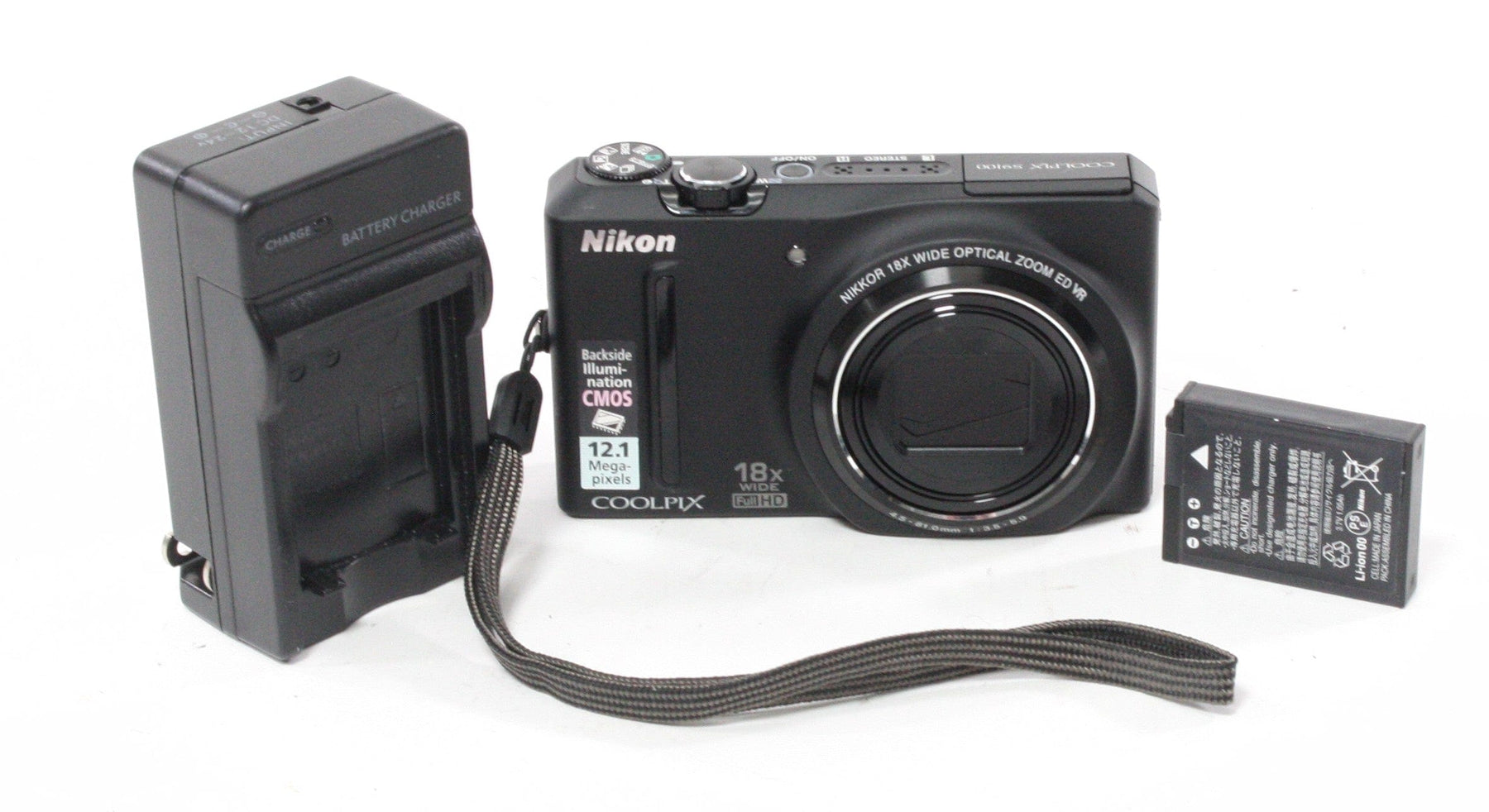 Nikon Coolpix S9100 12.1mp 18x Zoom
