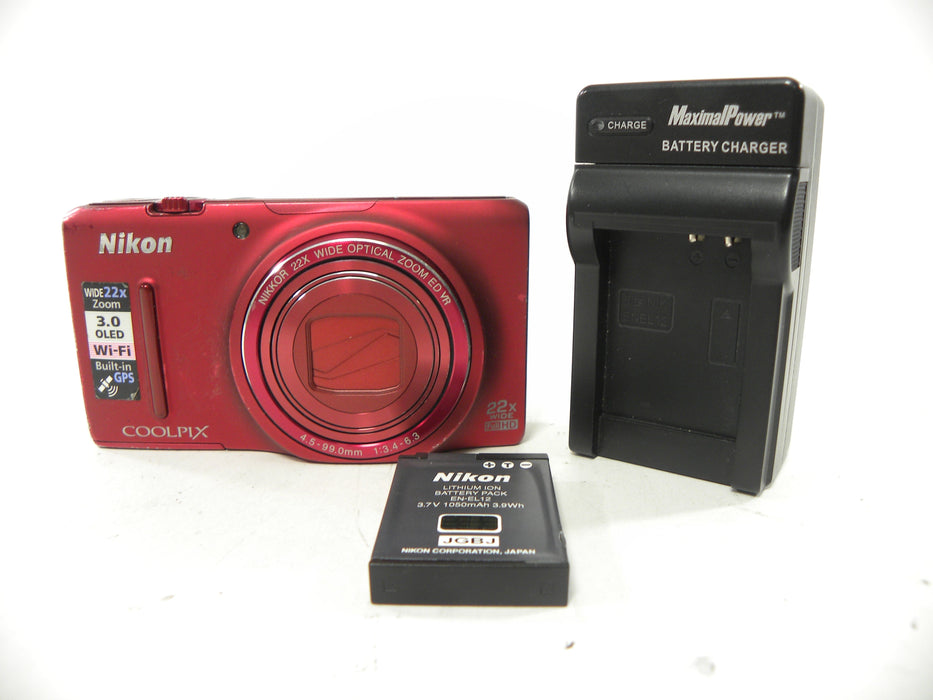 Nikon Coolpix S9500 18.1mp Digital Camera Full HD