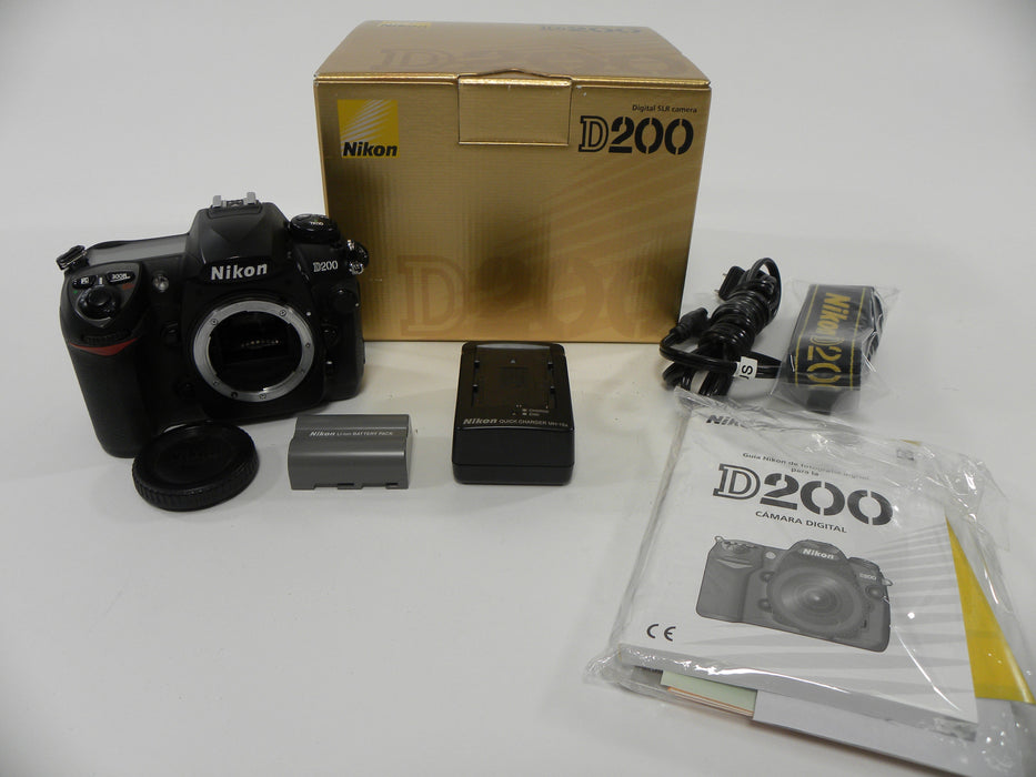 Nikon D200 10.2mp Digital SLR Body Only Shutter Ct. 12,951