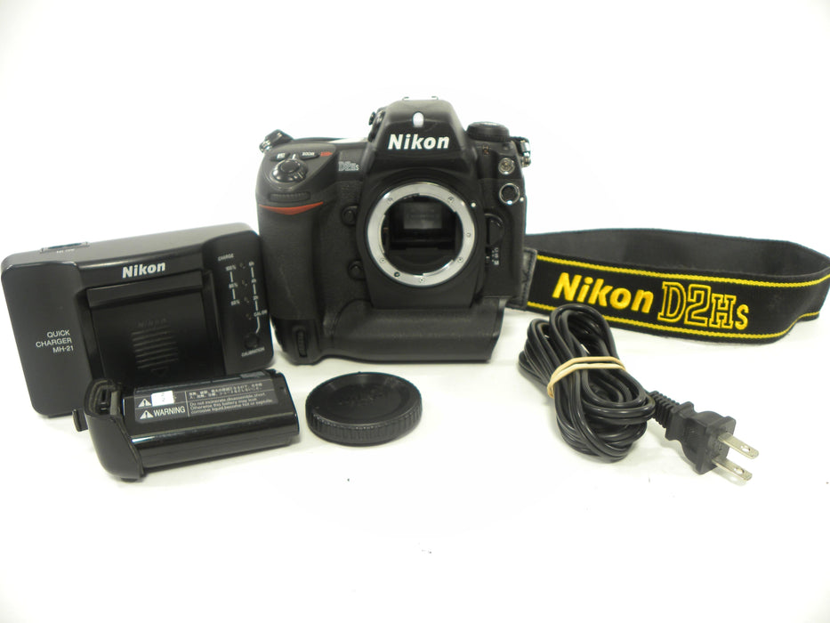 Nikon D2Hs 4.1mp Digital SLR Body only shutter Ct. 3,755