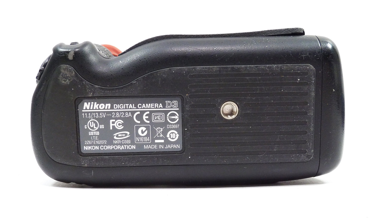 Nikon D3 DSLR Camera Body with a Shutter Count of 33,923