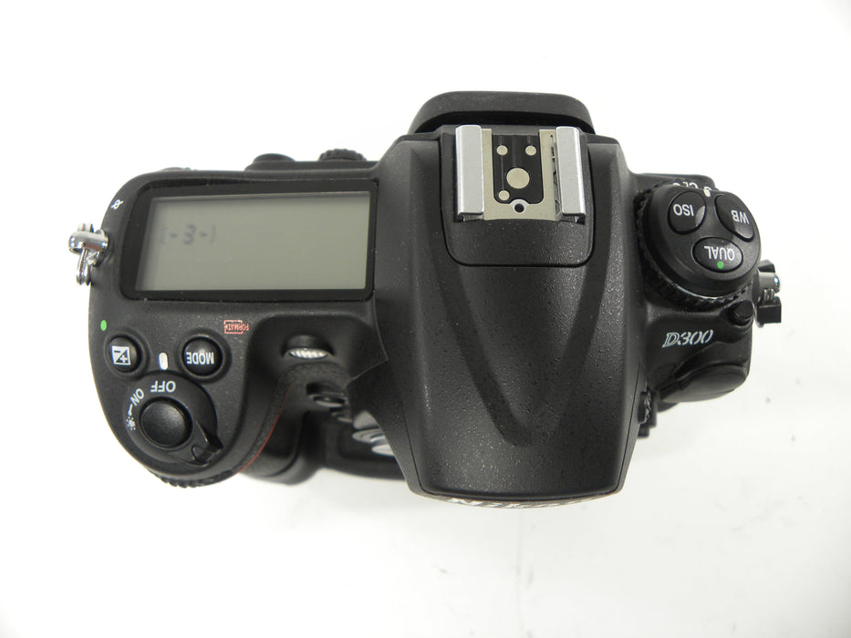 Nikon D300 12.3mp Digital SLR Body w/MB-D10 Grip Shutter Ct. 2,301