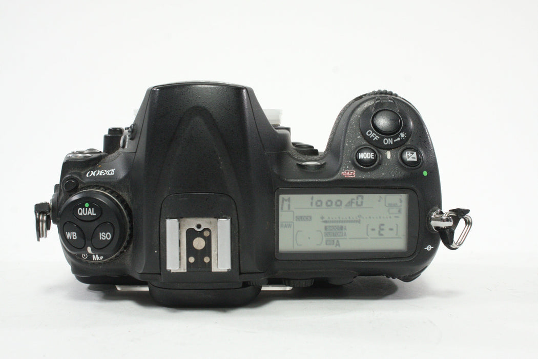 Nikon D300 DSLR Camera Body with a Shutter Count of 31,766
