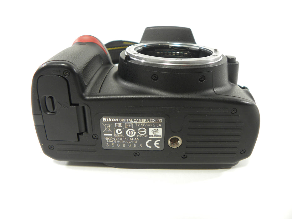 Nikon D3000 10.2mp Digital SLR Body Only Shutter Ct. 14,712