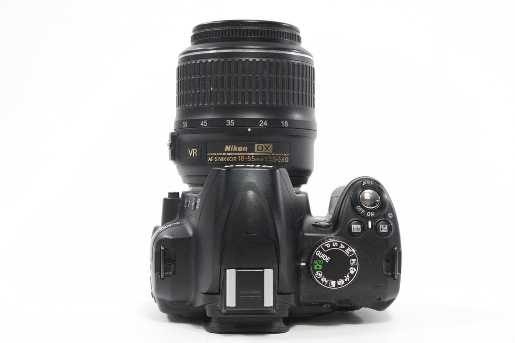 Nikon D3000 Digital SLR Camera with 18-55mm f/3.5-5.6G Lens Shutter Count 7,528