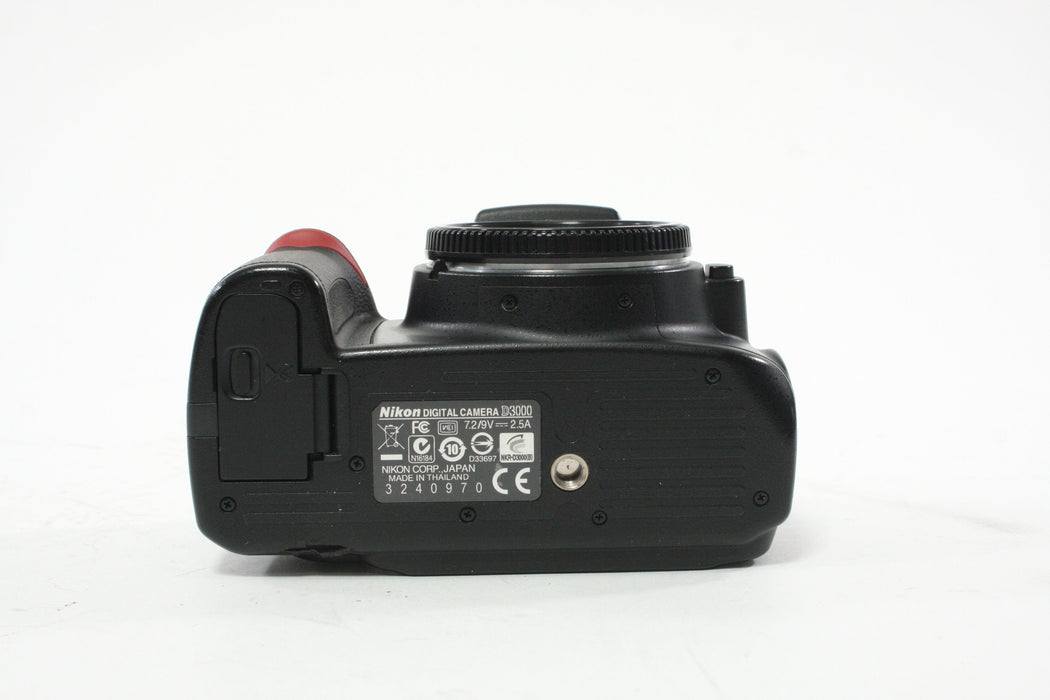 Nikon D3000 DSLR Camera Body with Shutter Count 10,063