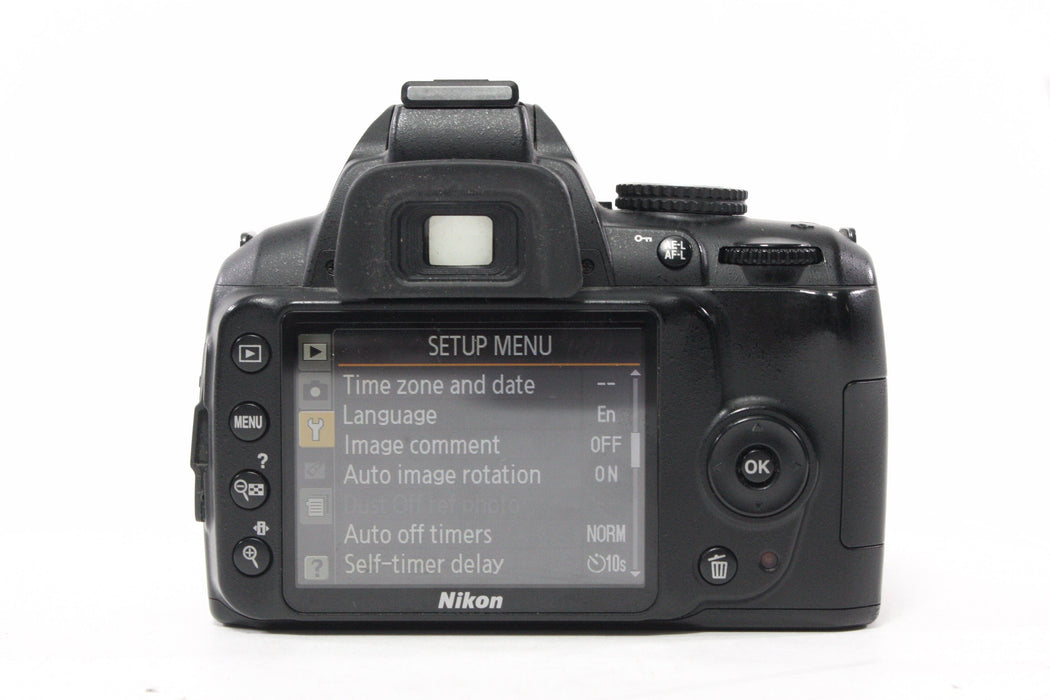Nikon D3000 DSLR Camera with f/18-55 f/3.5-5.6 G Lens with a Shutter Count 9,964
