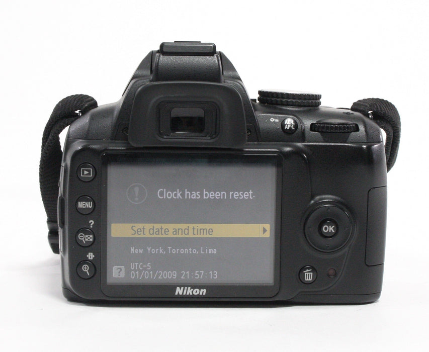 Nikon D3000 DSLR Camera with Shutter Count 6,569.  Body Only.