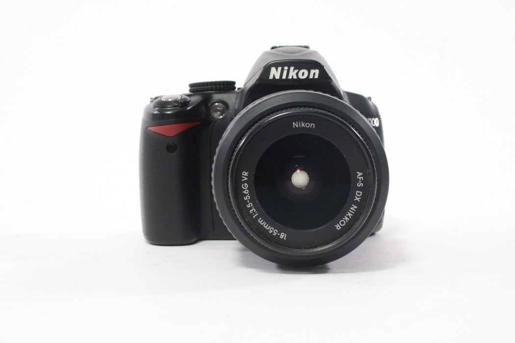 Nikon D3000 DSLR with 18-55mm f/3.5-5.6 G Lens