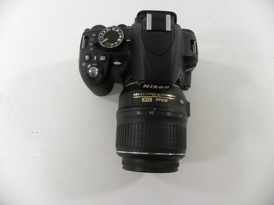 Nikon D3100 14.2mp Digital SLR w/AF-S 18-55 DX VR Shutter Ct. 5,751