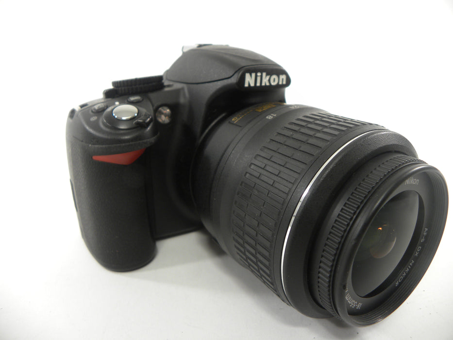 Nikon D3100 14.2mp Digital SLR w/AF-S 18-55 DX VR Shutter Ct. 5,751