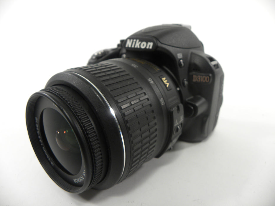 Nikon D3100 14.2mp Digital SLR w/AF-S 18-55 DX VR Shutter Ct. 5,751