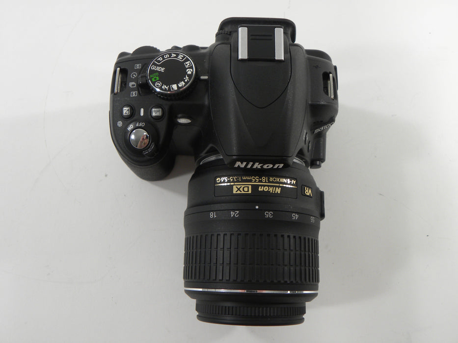 Nikon D3100 14.2mp Digital SLR w/AF-S Nikkor 18-55 DX VR Shutter Ct. 1,998