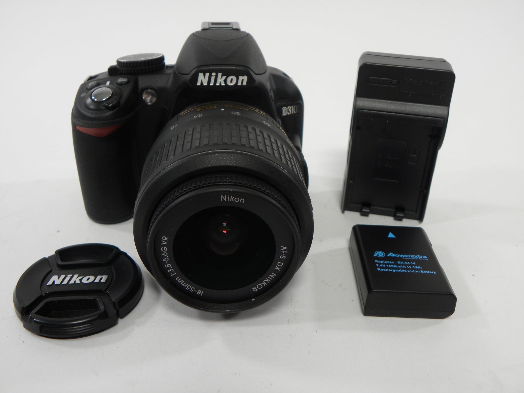 Nikon D3100 14.2mp Digital SLR w/AF-S Nikkor 18-55 DX VR Shutter Ct. 1,998