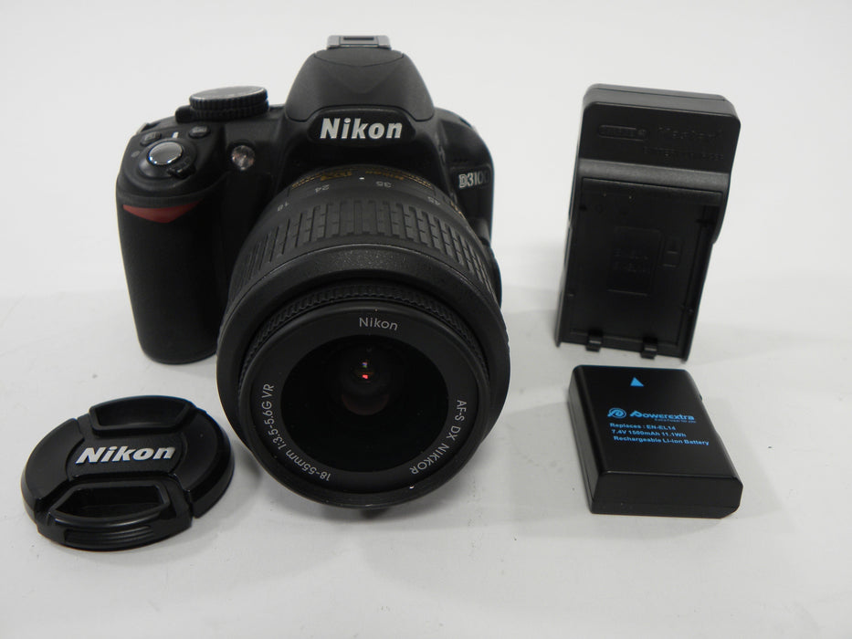 Nikon D3100 14.2mp Digital SLR w/AF-S Nikkor 18-55 DX VR Shutter Ct. 1,998
