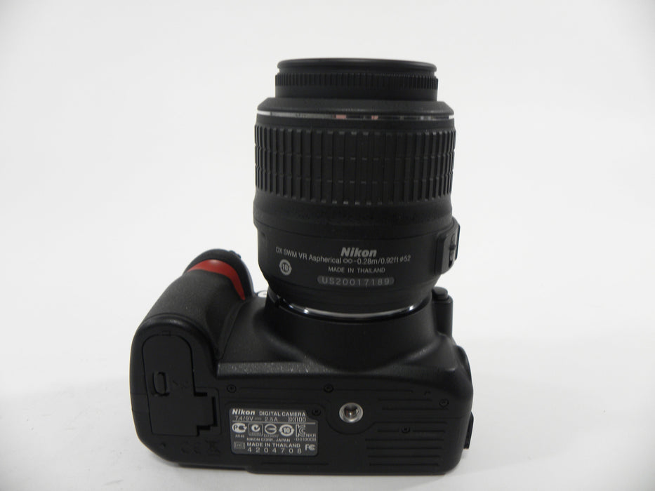 Nikon D3100 14.2mp Digital SLR w/AF-S Nikkor 18-55 DX VR Shutter Ct. 2,169