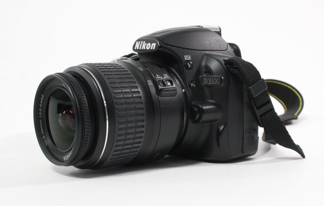 Nikon D3100 Digital SLR Camera with 18-55mm f/3.5-5.6G II ED Lens Shutter Count 7,869
