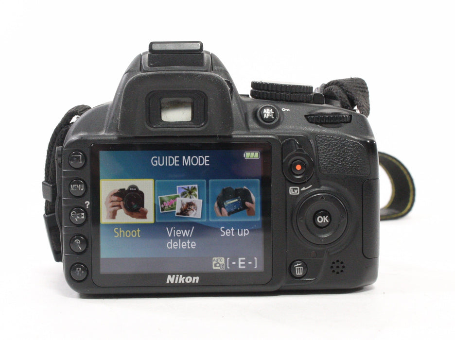 Nikon D3100 Digital SLR with 18-55mm f/3.5-5.6G ED Lens with Shutter Count 11,885