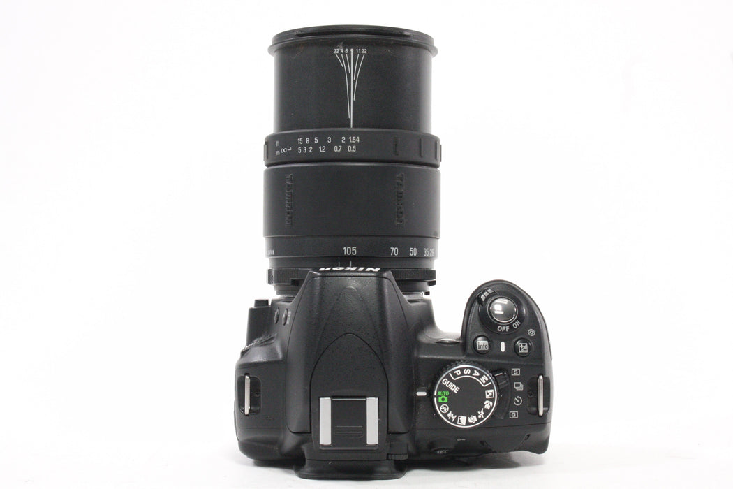 Nikon D3100 DSLR with Tamron 38-105mm f/4-5.6 IF Lens Shutter Count 8,942