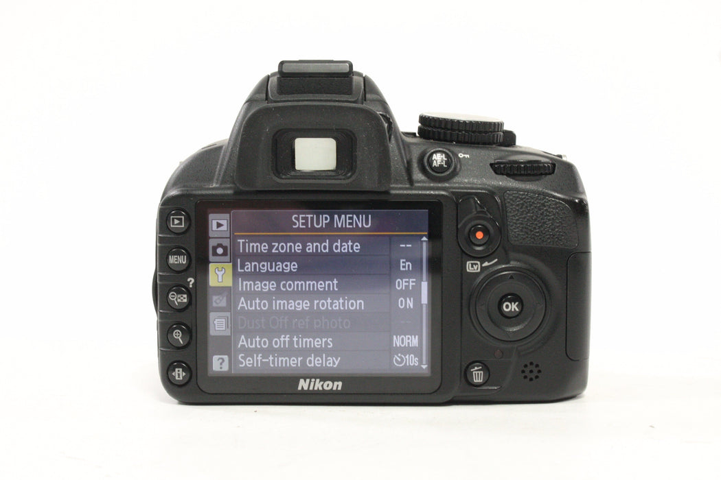 Nikon D3100 DSLR with Tamron 38-105mm f/4-5.6 IF Lens Shutter Count 8,942