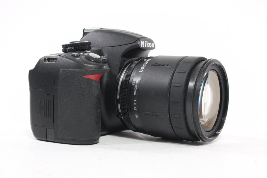 Nikon D3100 DSLR with Tamron 38-105mm f/4-5.6 IF Lens Shutter Count 8,942