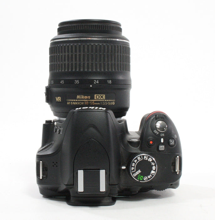 Nikon D3200 Digital SLR with 18-55mm f/3.5-5.6G Lens Shutter Count 355