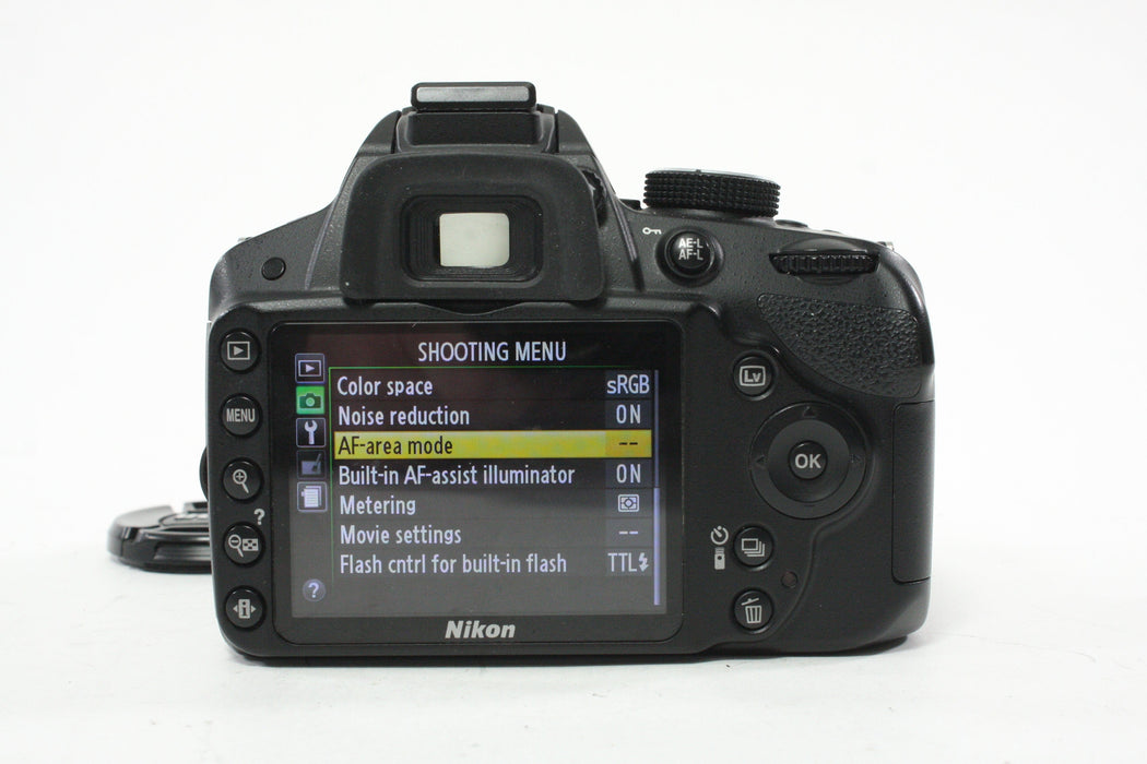 Nikon D3200 DSLR Camera With 18-55mm f/3.5-5.6 Lens Shutter Count 6,702