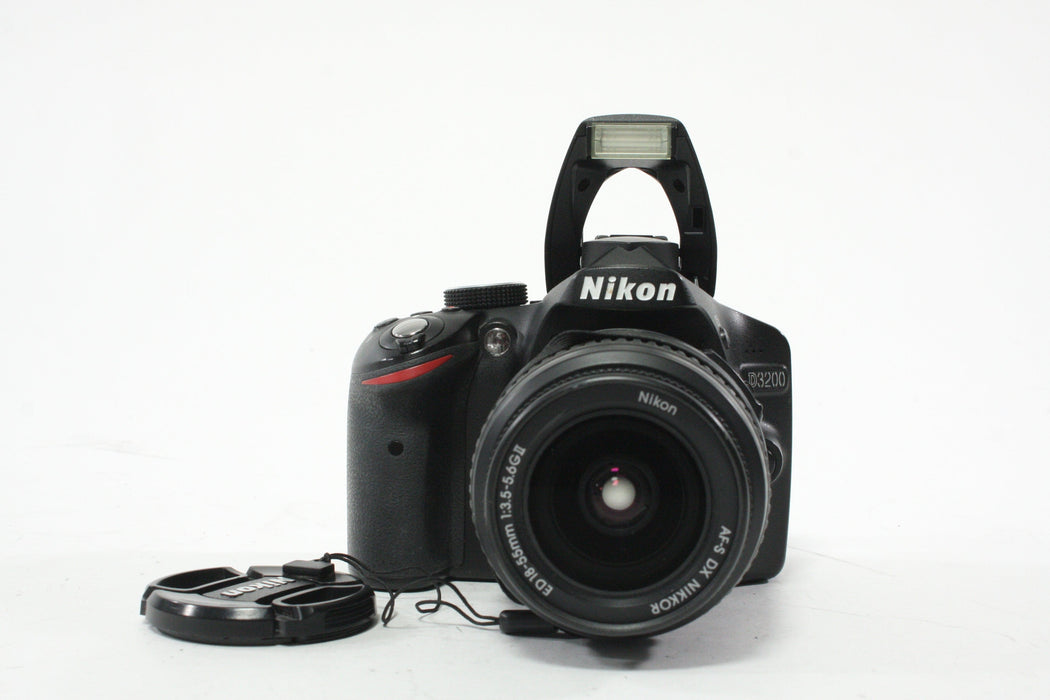 Nikon D3200 DSLR Camera With 18-55mm f/3.5-5.6 Lens Shutter Count 6,702