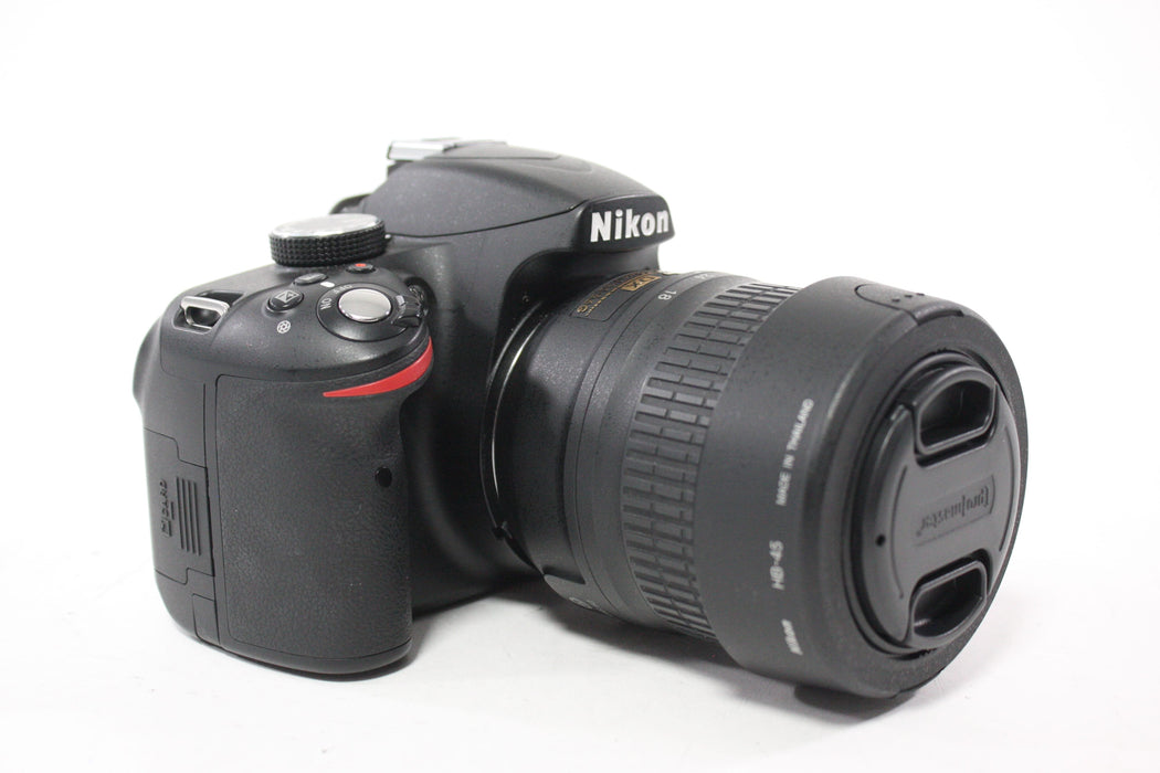 Nikon D3200 DSLR Camera with Nikon 18-55mm f/3.5-5.6G DX VR Lens with Shutter Count 3,950